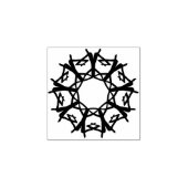 Mandala- Muster in Rund ラバースタンプ (インプリント)