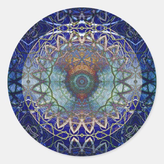 Mandala of the Noedicくもの巣 ラウンドシール (正面)