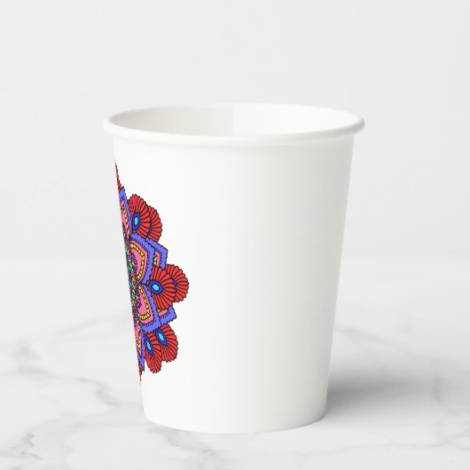 Mandala paper cup 紙コップ (左)