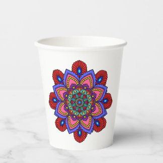 Mandala paper cup 紙コップ