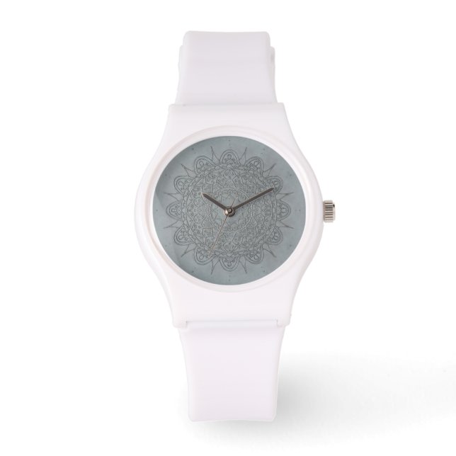 mandala pattern 腕時計 (正面)