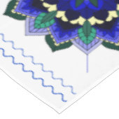 Mandala Pattern 02 in dark blue Tablecloth テーブルクロス (アングル)