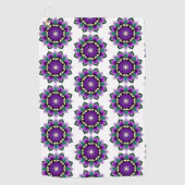 Mandala Pattern 02 in purple ゴルフタオル (正面)