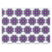 Mandala Pattern 02 in purple テーブルクロス (正面(横))