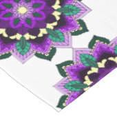 Mandala Pattern 02 in purple テーブルクロス (アングル)