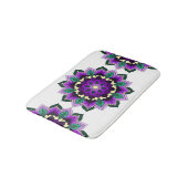Mandala Pattern 02 in purple バスマット (アングル)