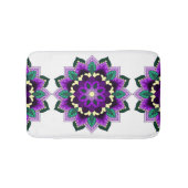 Mandala Pattern 02 in purple バスマット (正面)