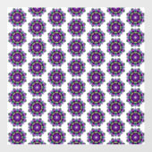 Mandala Pattern 02 in purple window cling ウィンドウサイン (シート)