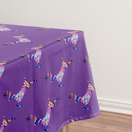 Mandala Reindeer Etnic  Boho Art  テーブルクロス (インサイチュ)