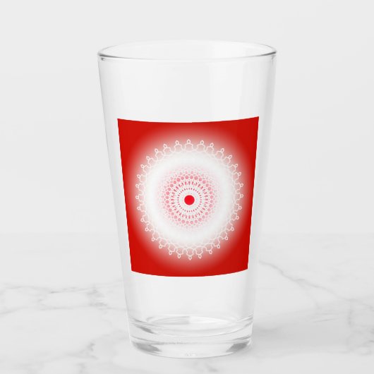 Mandala rouge タンブラーグラス (正面)