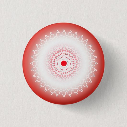 Mandala rouge 缶バッジ (正面)