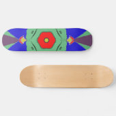 mandala skateboard / Planche skateboard mandala  スケートボード (横)