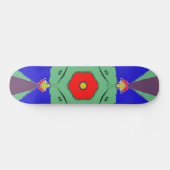 mandala skateboard / Planche skateboard mandala  スケートボード (横)