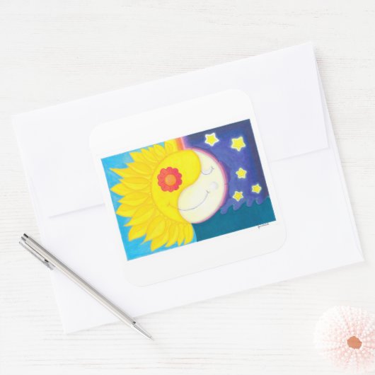 Mandala: Solflor e Luaflor スクエアシール (封筒)