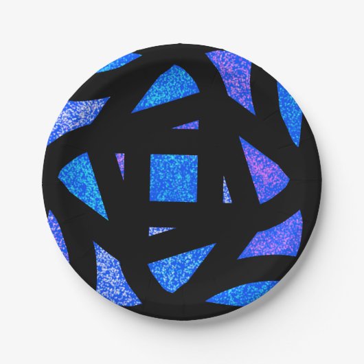 Mandala Sparkles ペーパープレート (正面)