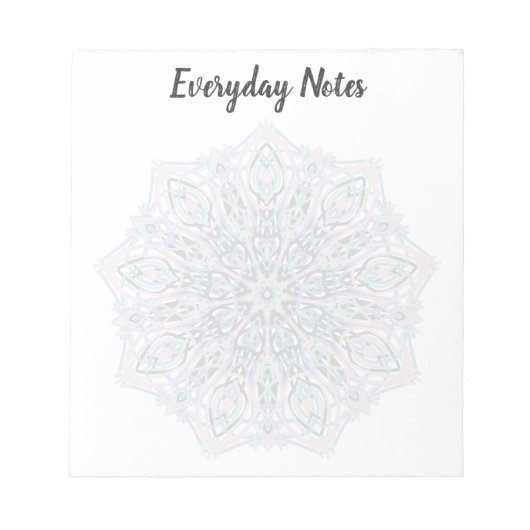 Mandala Spiritual Personalized. ノートパッド (正面)