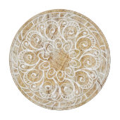 Mandala sur bois カッティングボード (正面)