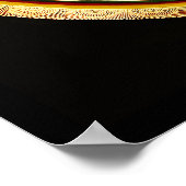 Mandala Syllable Mantra OM MANI PADME HUM Poster ポスター (角)