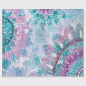 Mandala türkis pink ラッピングペーパー (フラット)