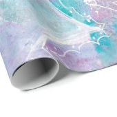 Mandala türkis pink ラッピングペーパー (ロールコーナー)