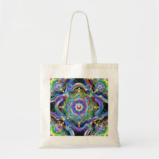 Mandala Universe Colors トートバッグ (正面)