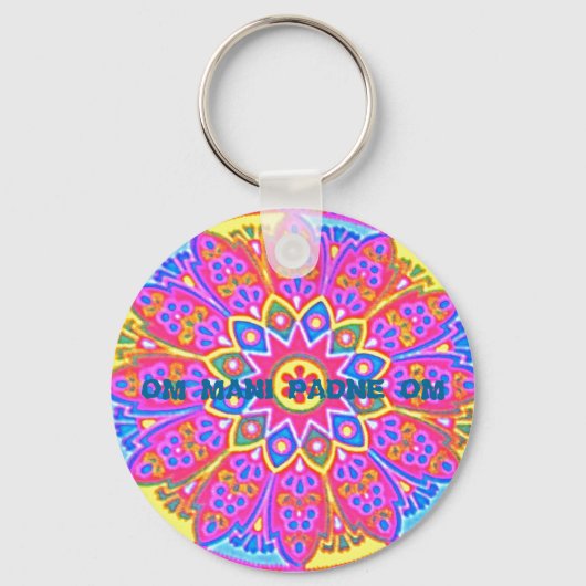 MANDALA W/マントラキーチェーン キーホルダー (正面)