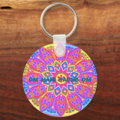 MANDALA W/マントラキーチェーン キーホルダー (正面)