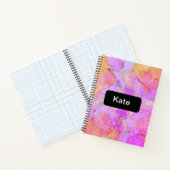 Mandala warm Chalk Sketch ノートブック (内部)