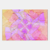 Mandala Warm Chalk Sketch ラッピングペーパーシート (正面)