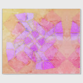 Mandala Warm Chalk Sketch ラッピングペーパー (フラット)