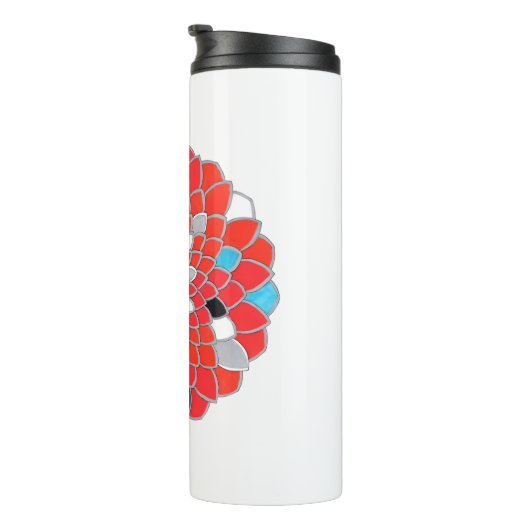 Mandala water bottle  タンブラー (回転右)