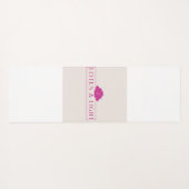 Mandala-White ヨガマット (裏面(横))