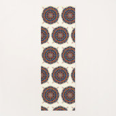 Mandala-White ヨガマット (正面)