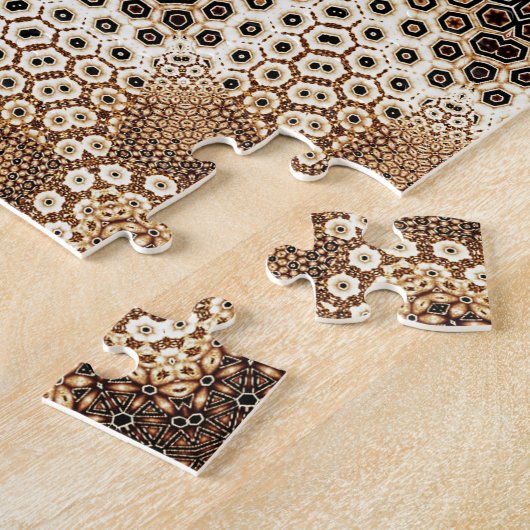 Mandala with Hexagonal Elements ジグソーパズル (側面)