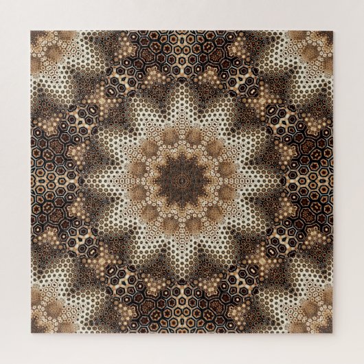 Mandala with Hexagonal Elements ジグソーパズル (縦)