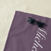 Mandala Yoga Matの名前、パーソナライズ可能、カスタム ビーチタオル (インサイチュ)