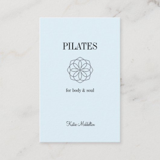 Mandala Yoga Pilates Wellness 名刺 (正面)