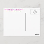 MandalaDesignによるポストカルト01 「マゼンタヒーリング」 ポストカード (裏面)