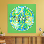 Mandalas of Healing & Awakening, No.6, Canvas キャンバスプリント (インサイチュ (リビング))