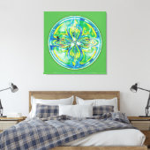 Mandalas of Healing & Awakening, No.6, Canvas キャンバスプリント (インサイチュ (寝室))