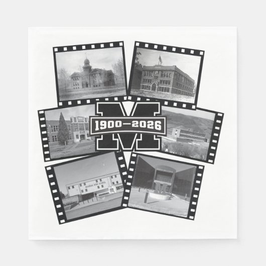 Mandan Braves All Class Reunion Paper Napkins スタンダードランチョンナプキン (正面)
