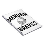 Mandan Braves Notebook ノートブック (右側)