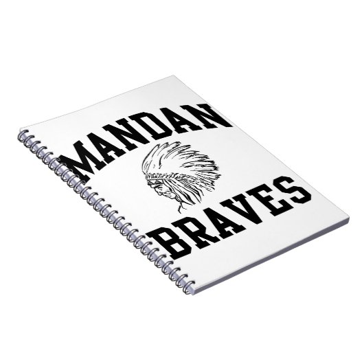 Mandan Braves Notebook ノートブック (右側)