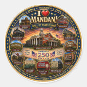 "Mandan Legacy Edition" ステッカー (正面)
