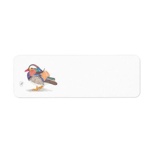 MANDARIN DUCK ラベル (正面)
