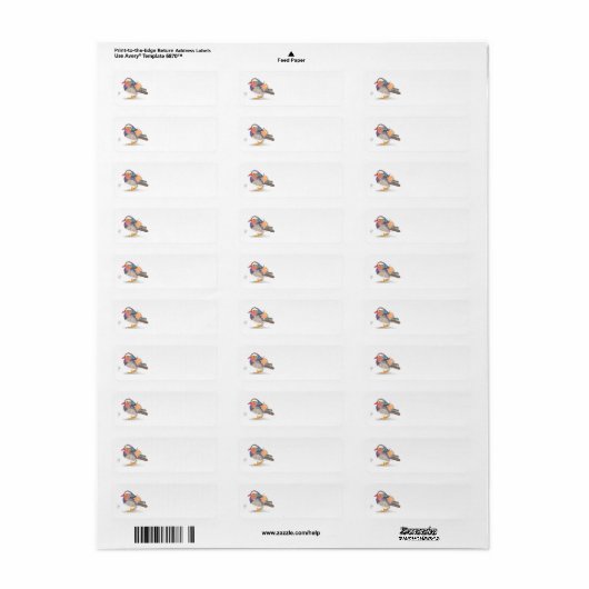 MANDARIN DUCK ラベル (フルシート)