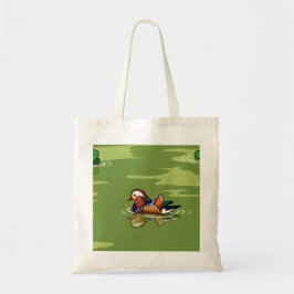Mandarin Duck up close tote bag トートバッグ
