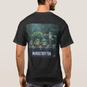 "Mandatory Fun" Tシャツ (裏面)