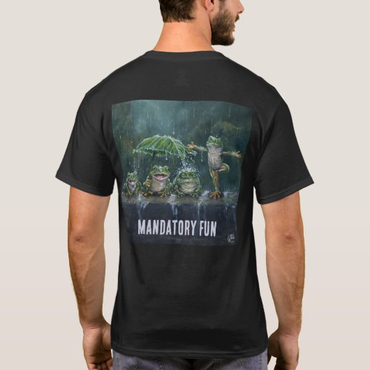 "Mandatory Fun" Tシャツ (裏面)