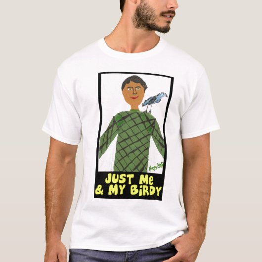 Mandee著ちょうど私及びBirdyの私のTシャツ Tシャツ (正面)